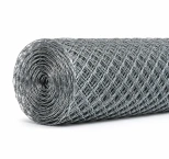 Сетка стальная плетеная 50x2х2 оцинкованная 10 м